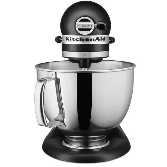 KitchenAid 5-Qt. Tilt-Head Stand Mixer KSM150PSBM Artisan Series, 5 Quart, Black Matte