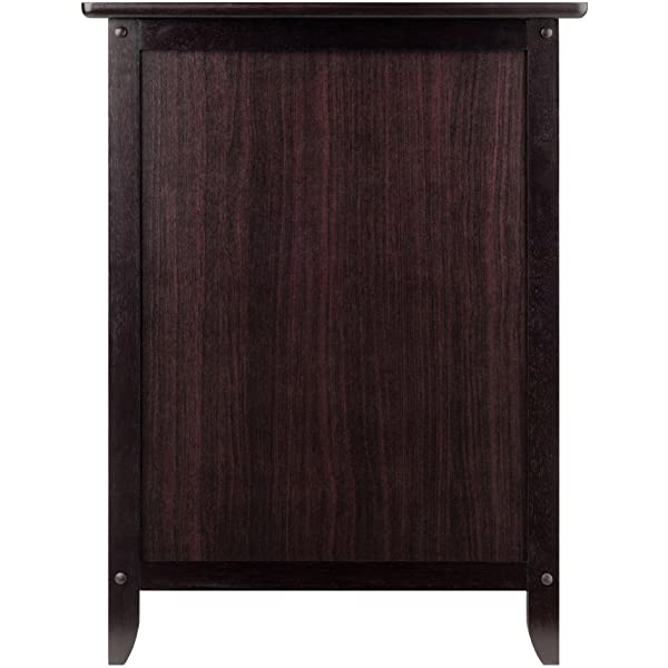 Winsome Eugene Accent Table, 18.9 inches, Espresso