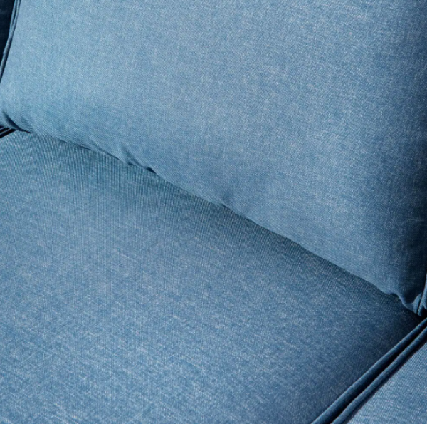 Ovios 5-piece Outdoor High-back Wicker Sectional Set