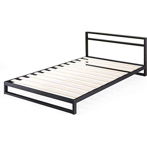 ZINUS Trisha Metal Platforma Bed Frame / Wood Slat Support / No Box Spring Needed / Easy Assembly, Full Full Standard Platform Bed Frame