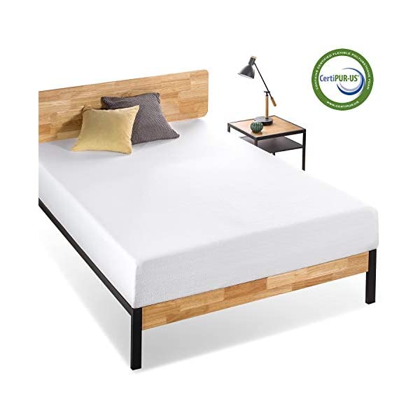 ZINUS Trisha Metal Platforma Bed Frame / Wood Slat Support / No Box Spring Needed / Easy Assembly, Full Full Standard Platform Bed Frame
