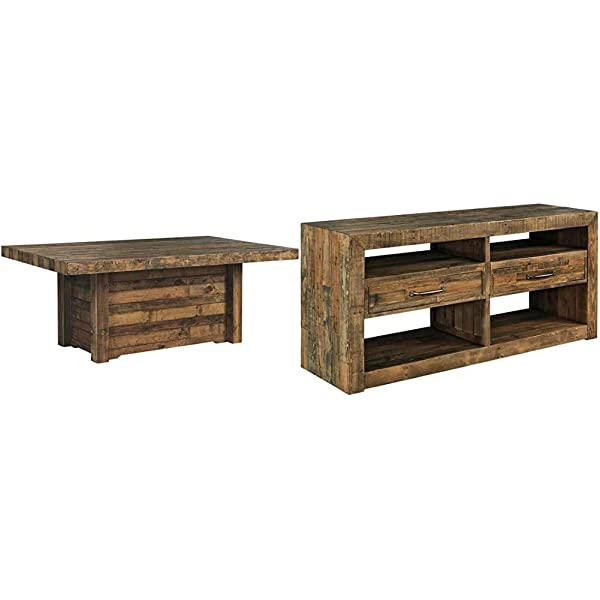 Signature Design by Ashley Dining Table, Sommerford, Summerford & Design - Sommerford Dining Side Chair - Set of 2 - Casual - Brown Upholstery - Black Wood Frame Sommerford Table + Dining Side Chair, Black Wood Frame