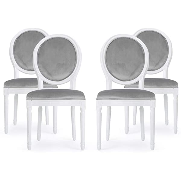 Christopher Knight Home Phinnaeus Beige Fabric Dining Chair (Set of 2), 2-Pcs Set Beige 2-Pcs Set