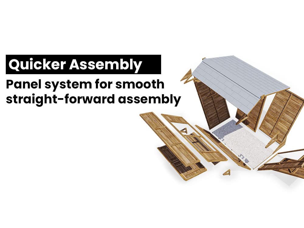 【Home&Garden】Outdoor Bar Shed - The Hangover Apex Garden Bar | 1.8x2.4 m
