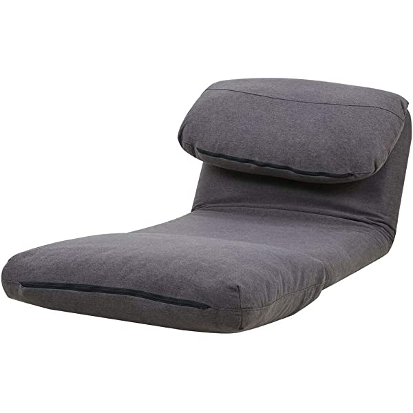 GIA Tri-Fold Sofa Bed, With Pillow, Yellow Yellow With Legs