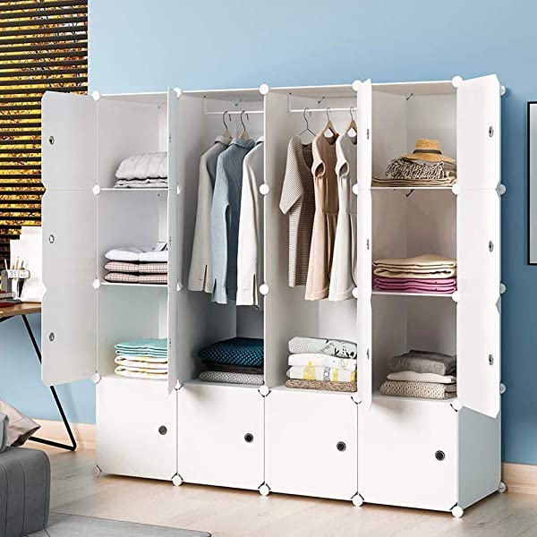 Aeitc Portable Wardrobe Closets 14