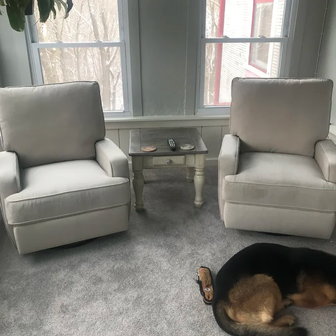 【Furniture】Abingdon Swivel Reclining Glider Nursery Chair