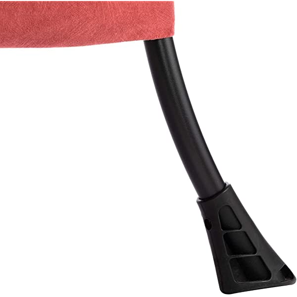 AbocoFur Modern Large Cotton Fabric Lazy Chair，Accent Contemporary Lounge Chair, Single Steel Frame Leisure Sofa Chair with Armrests and A Side Pocket, Beige