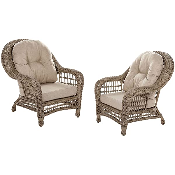 W Unlimited Saturn Collection Outdoor Garden Patio Chair Light Brown 1 Chair