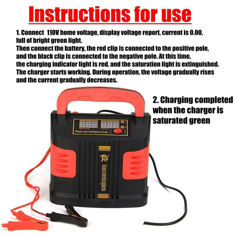 🔥🔥 Car Jump Starter, 200000mAh Portable Car Battery Charger Power Bank +LED Light 🔥🔥