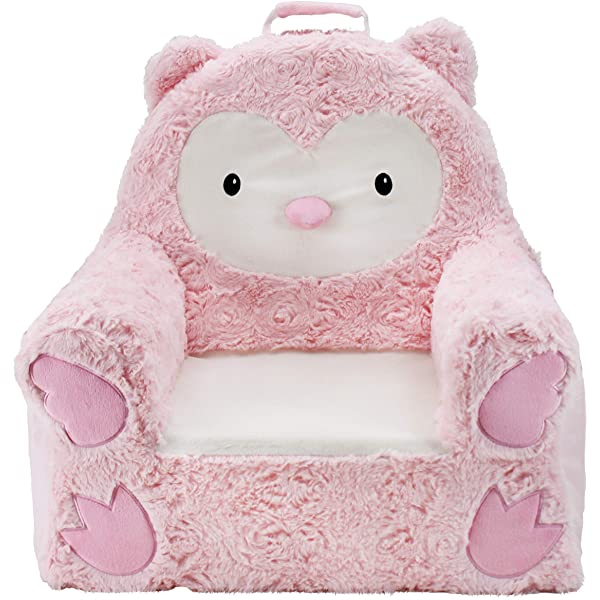 Soft Landing Fox Sweet Seats | Premium Character Chair with Carrying Handle & Side Pockets – Orange