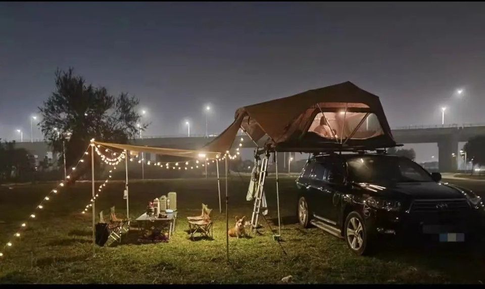 Portable roof tent, outdoor garden camping equipment