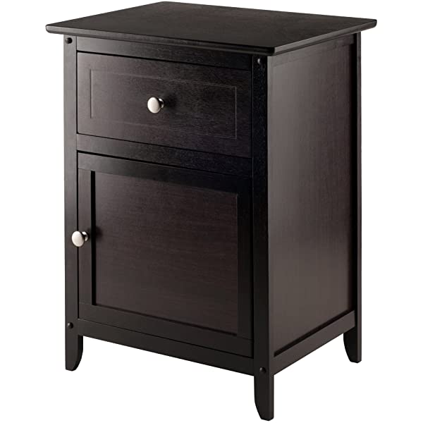 Winsome Eugene Accent Table, 18.9 inches, Espresso