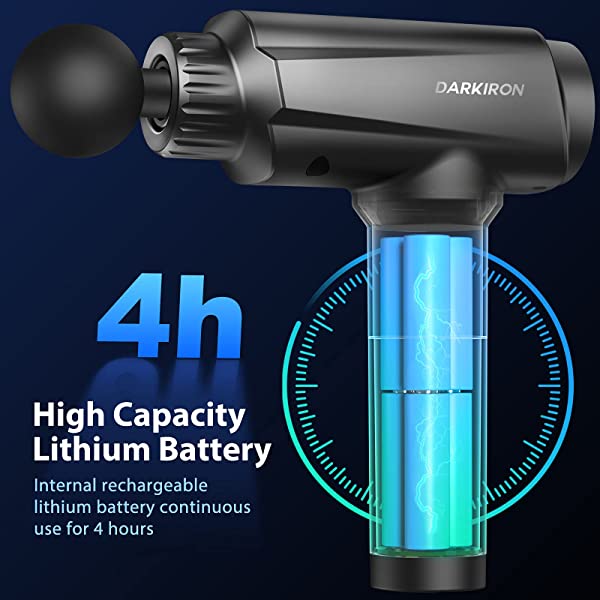 Muscle Massage Gun, Percussion Massage Gun Deep Tissue Massager for Athletes with 10 Massage Heads (EM31)