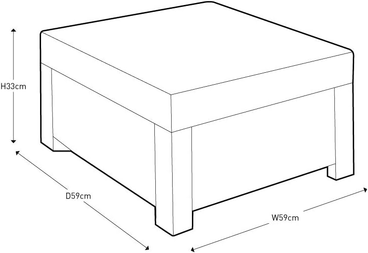 Keter GF06784 Corfu Outdoor 4 Seater Rattan Sofa Furniture Set with Accent Table - Graphite with Cream/Mushroom Cushions